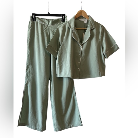 Jason WuSage Satin Pajama Set